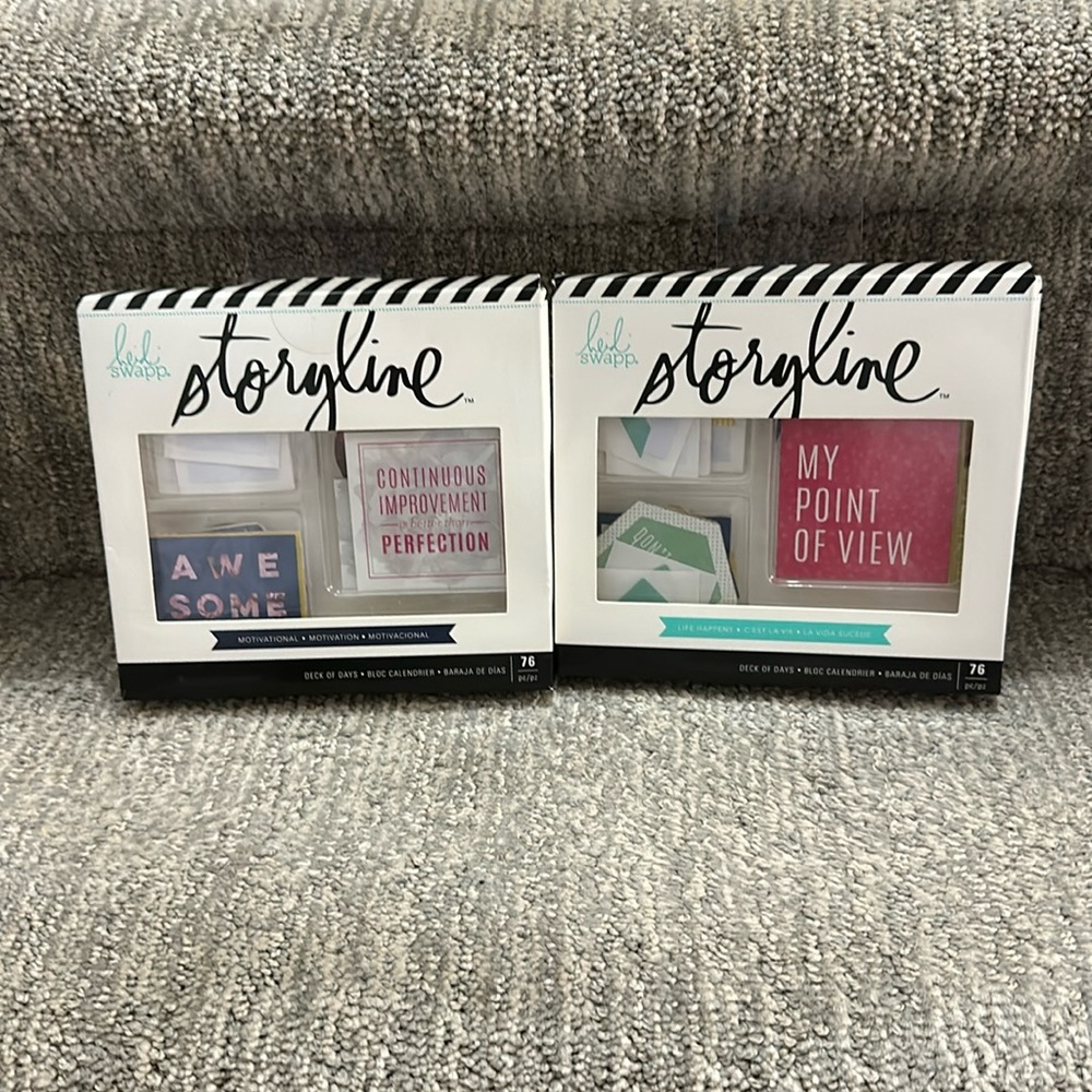 Heidi Swapp Storyline deck of days journal prompt motivational & life happens